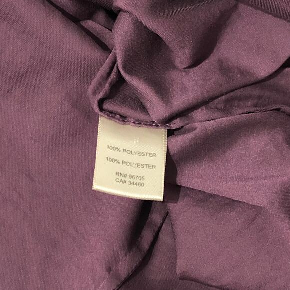 Rebecca Taylor Purple V Neck Ruffle Collar mini dress SIZE 2 - Picture 6 of 7